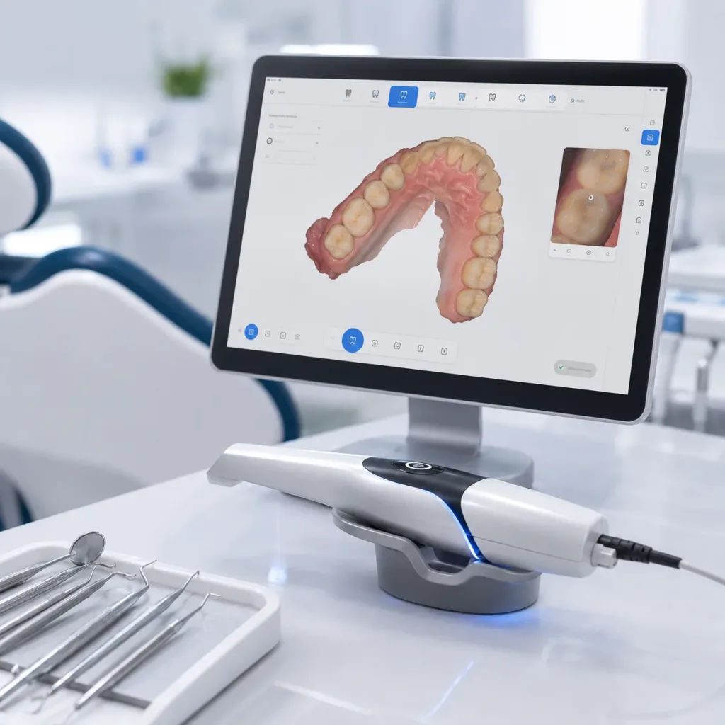 Έγχρωμος Ενδοστοματικός Σαρωτής / Intraoral Scanner