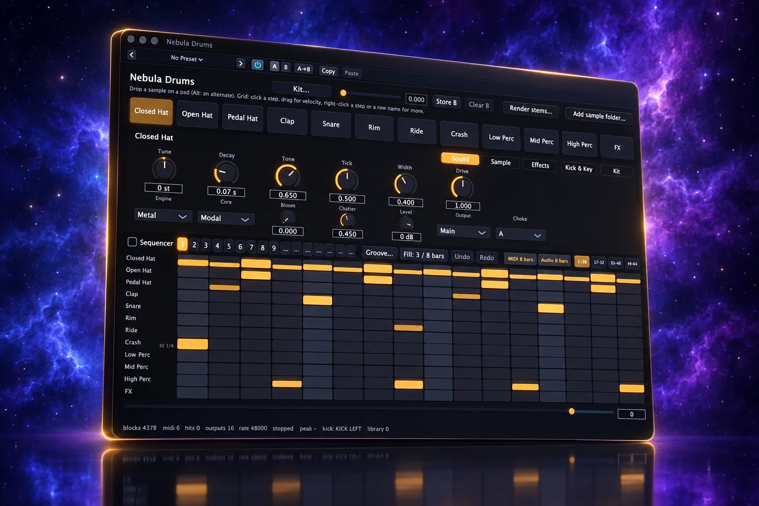 Nebula Drums