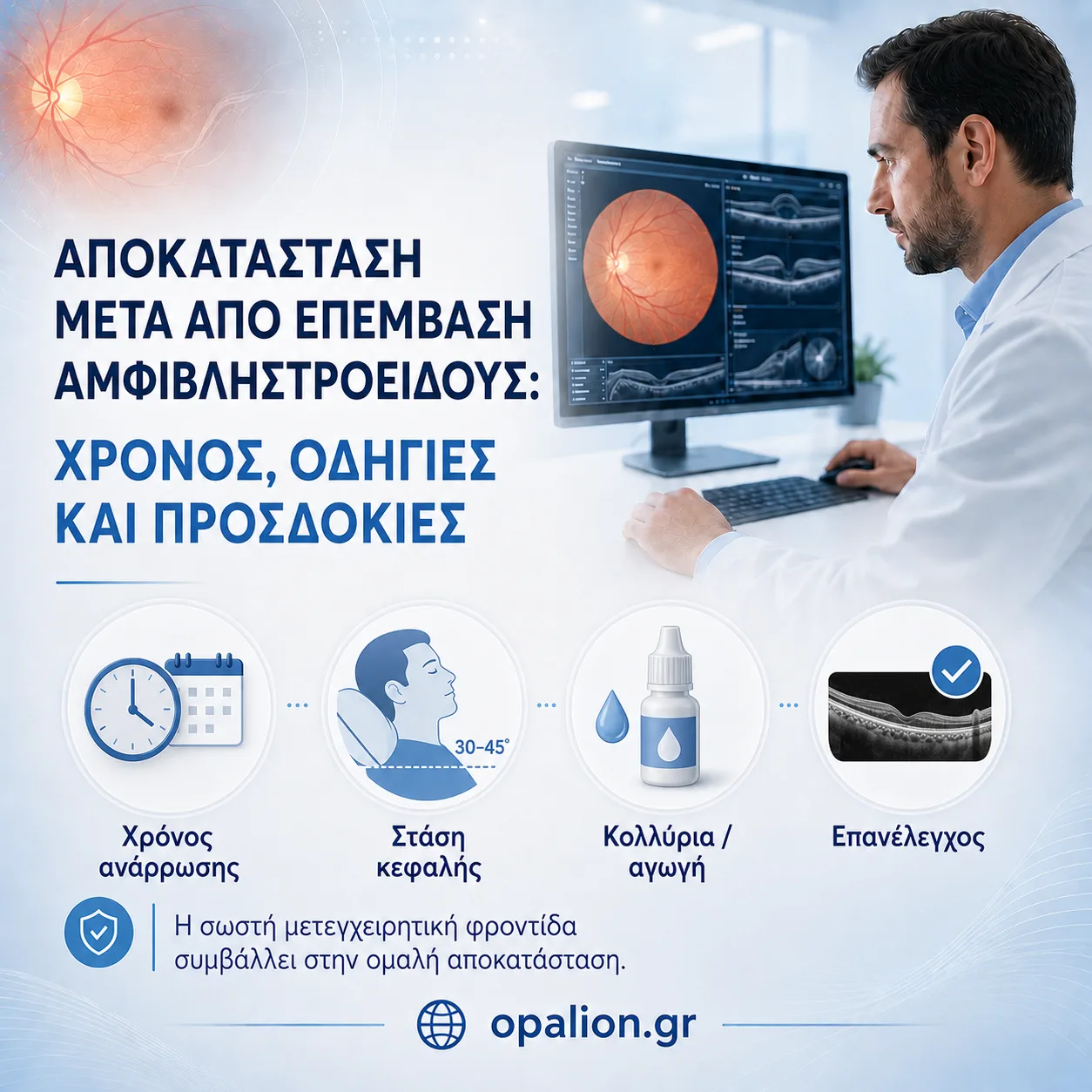 ΑΠΟΚΑΤΑΣΤΑΣΗ ΜΕΤΑ ΑΠΟ ΕΠΕΜΒΑΣΗ ΑΜΦΙΒΛΗΣΤΡΟΕΙΔΟΥΣ: ΧΡΟΝΟΣ, ΟΔΗΓΙΕΣ ΚΑΙ ΠΡΟΣΔΟΚΙΕΣ