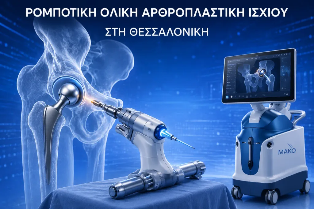 MAKO Ρομποτική Ολική Αρθροπλαστική Ισχίου στη Θεσσαλονίκη