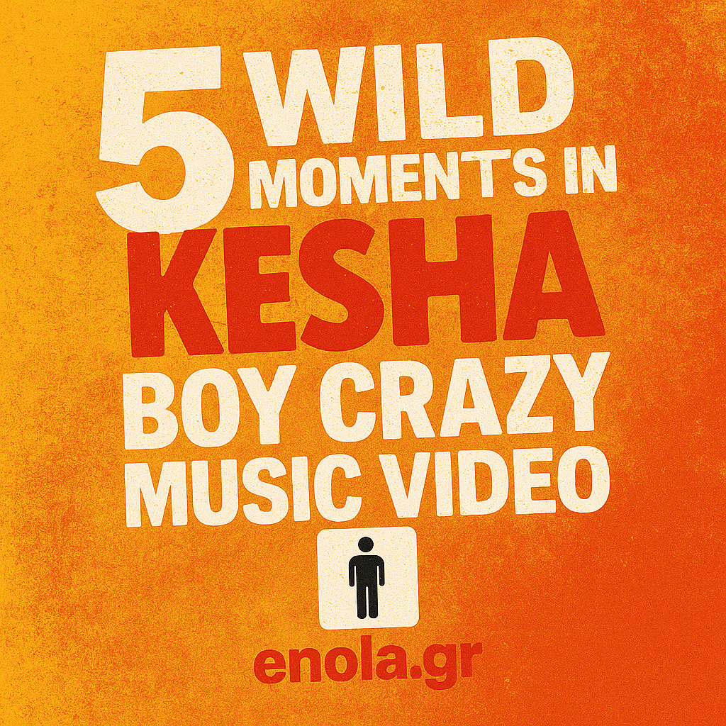 5 τρελές στιγμές στο βίντεο κλιπ του Kesha Boy Crazy
