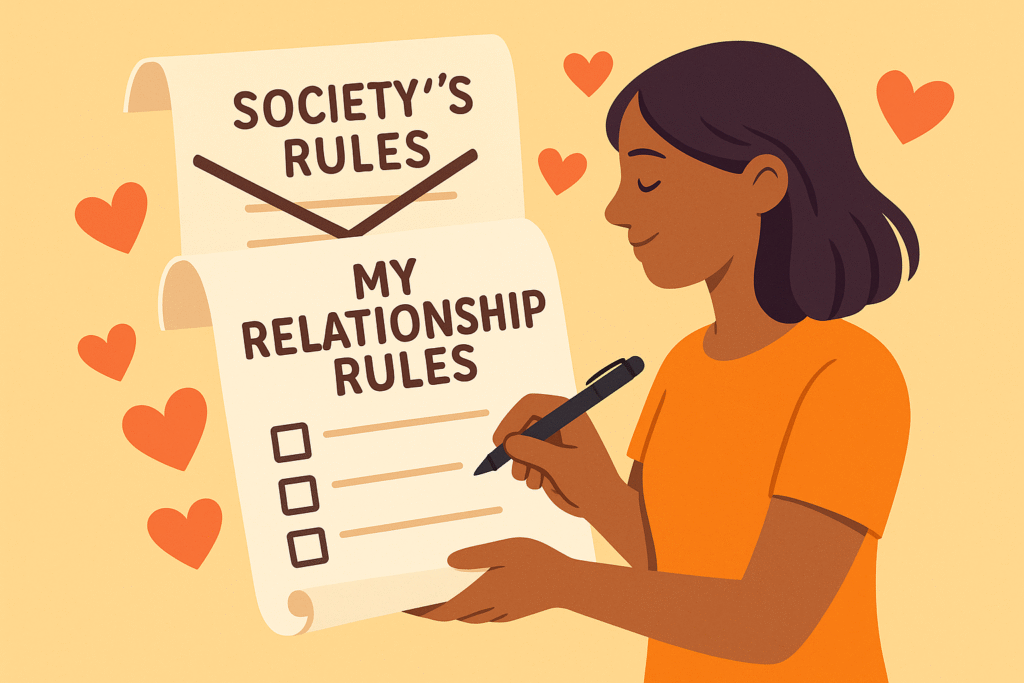 You Curate Your Own Rules Instead of Following Society’s